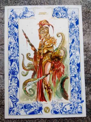 Lemercier, Gwendal - 1 Original colour drawing - Elfes - Guerrier | Catawiki