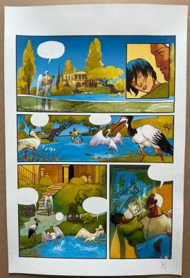 Reculé, Henri - 1 Original colour page - Les Immortels - La Volonté du mal - 2001 | Catawiki