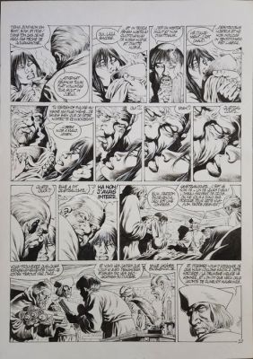 Mitton, Jean-Yves - 1 Original page - Quetzalcoatl T01 - Deux fleurs de maïs - 1997 | Catawiki