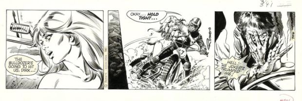Romero, Enric Badia - 1 Original page - Axa - strip #704 - The Gambler - Signed - 1980 | Catawiki