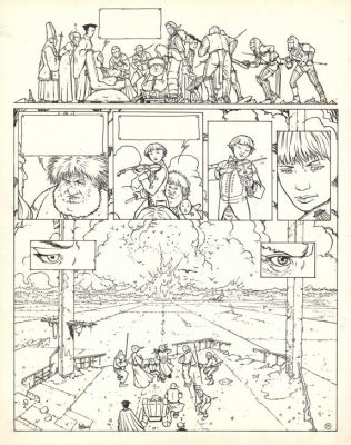 Philippe Adamov | Planche originale n°19 - Les Yeux de Nicolas - Les Eaux de Mortelune | Daniel Maghen