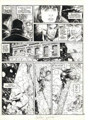 Martin Jamar - Planche originale n°16 - Un Sale métier - Les Voleurs d‘Empire