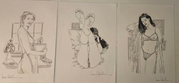 Luca Raimondo - 3 Original drawing - Luca Raimondo - 3 disegni preparatori - 2026 | Catawiki