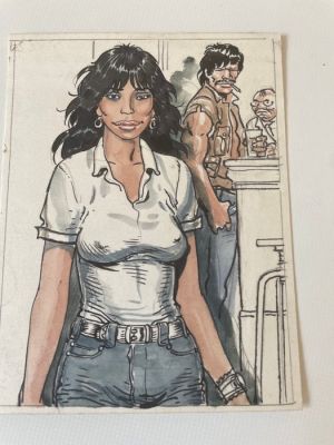 Malik - 1 Original colour drawing - Archie Cash | Catawiki