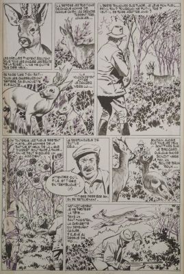 Nortier, Lucien - 1 Original page - Pif n°363 - Le cerf | Catawiki