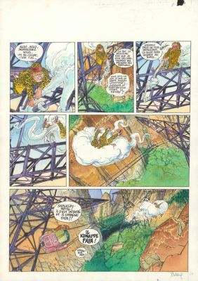 François Boucq | Planche originale n°34 - Le Péril pied-de-poule - Les Aventures de Jérôme Moucherot | Daniel Maghen