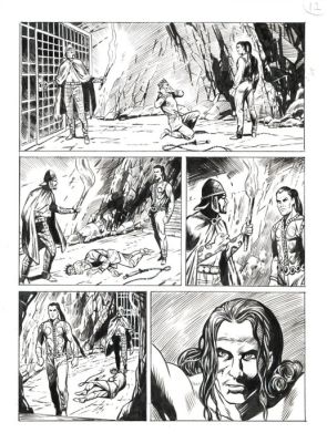 Laurenti, Mauro - 3 Original page - Dampyr #283 - "Il ritorno di Taliesin" - 2023 | Catawiki