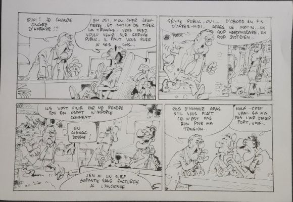 Bercovici, Philippe / Corteggiani, François - 1 Original page - Téléfaune - 1993 | Catawiki