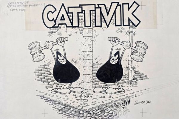Bonfatti, Massimo - 1 Original cover - Speciale Cattivik | Catawiki