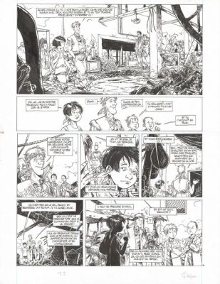 Marc N’guessan | Planche originale n°30 - Secret - Petit d’homme | Daniel Maghen