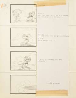 ROBA. Boule et Bill. Mine de plomb pour un story board. H: 21 cm x L: 29 cm. Story [...] | Arthema Auction