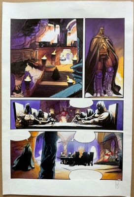 Reculé, Henri - 1 Original colour page - Les Immortels - La Volonté du mal - 2002 | Catawiki
