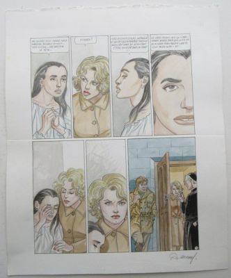 Renaud - 1 Original colour page - D’Encre et de sang - 2014 | Catawiki