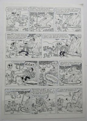 Linthout, Willy - 1 Original page - Urbanus - originele pagina uit album 25 - De zeven plagen - 1990 | Catawiki