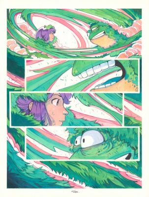 Davide Tosello | Planche originale n°161 - Maison Croa Croa | Daniel Maghen