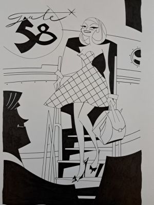 Lapone, Antonio - 1 Original drawing - Gate 58 | Catawiki