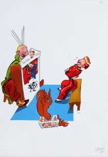 Séverin | Spirou et Fantasio, illustration à l’encre de… | Millon