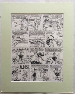 Devos, Jacques - 1 Original page - Génial Olivier - L’habilene fait pas le moine/Kleren maken de man niet - 1986 | Catawiki