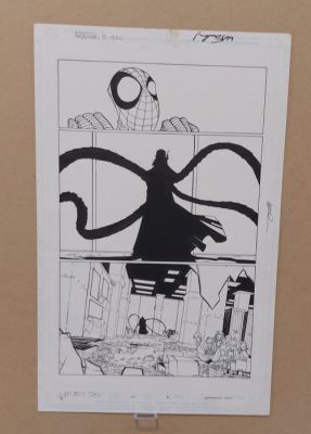 Humberto Ramos /Wayne Faucher - 1 Original page - Peter Parker The Spectacular Spider-Man - vol 2 - ed 17 pag 7 - 2004