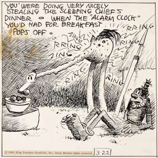 GEORGE HERRIMAN (1880-1944) Two Embarrassing Moments / Bernie Burns comic strips. | Swann Galleries