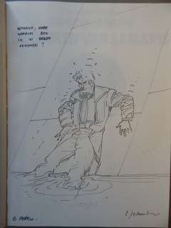 Schuiten, François | Original commission drawing in album  - De muren van Samaris  - (1986) | Catawiki