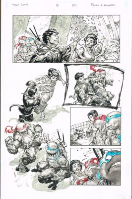 Freddie E. Williams II | TMNT (2024) (Issue 18, Pg 04) 11 x 17 | Freddie E. Williams II