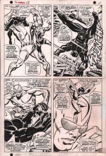 George Tuska, John Buscema - Avengers #53 P.11 - Goliath, Wasp, Black Panther - 1968