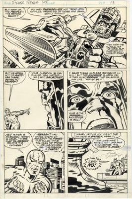 Kirby, Jack - SILVER SURFER (1978 GRAPHIC NOVEL) Interior Page | ComicConnect