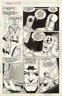 Lim, Ron - SILVER SURFER (1987-98) #36 Interior Page | ComicConnect