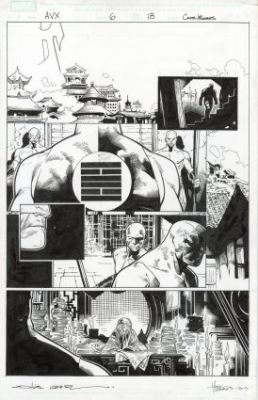 Coipel, Olivier - AVENGERS VS. X-MEN (2012) #6 Interior Page | ComicConnect