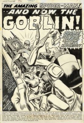 Kane, Gil - AMAZING SPIDER-MAN (1963-98; 2003-13) #96 Title Splash | ComicConnect
