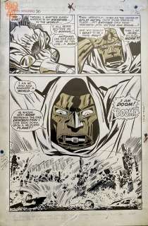 Frank Giacoia Larry Lieber Vince Colletta - Marvel Super-Heroes #20 Pg 14 (Marvel, 1969) Â€Œi Am Doomâ€