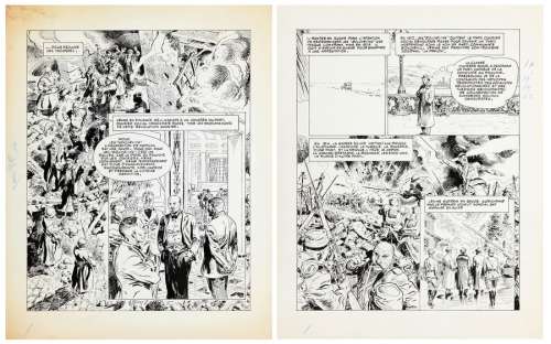 Parras | Les Grands capitaines, planches n°12 et 13 à… | Millon