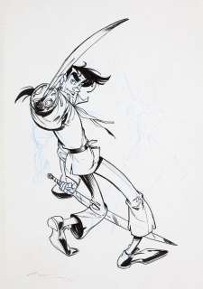 Munuera | Les Campbell, illustration à l’encre de Chine et… | Millon