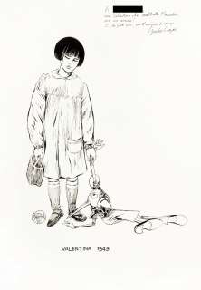 Crepax Guido - "Pinocchio e Valentina nel 1949" | Urania Casa d’Aste