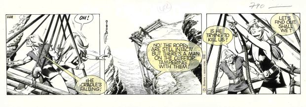 Enric Badia Romero | Axa: The Carefree/ Original daily strip #1148 – Romero | Origin Of Comics