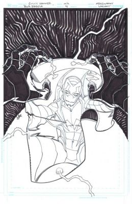 Cully Hamner | Blue Beetle #4 Cover | Essential Sequential