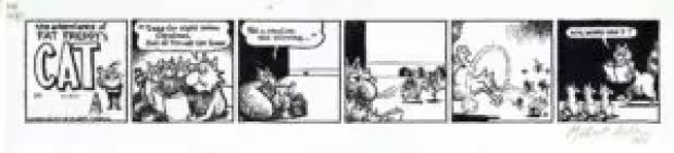Gilbert Shelton | The Freak Brothers – Fat Freddy’s Cat | La Galerie de la Bande Dessinée