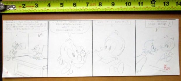 ’80 UNCLE SCROOGE DONALD DUCK WALT DISNEY PRODUCTION cel COMIC STRIP ART DRAWING | eBay US (Buy It Now)