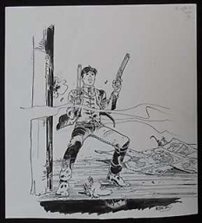 Mezzomo, Gilles | Originele covertekening  - Ethan Ringler T2  - Les Hommes-brume   - (2005) | Catawiki