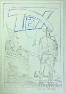 Breccia, Enrique | cover sketch "Capitan Jack" | Catawiki