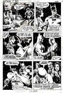 Alfredo Alcala, Don Newton - Batman #369 P Last Page (Batman in Every Panel Slapping Around Deadshot For a Confession!) 1883