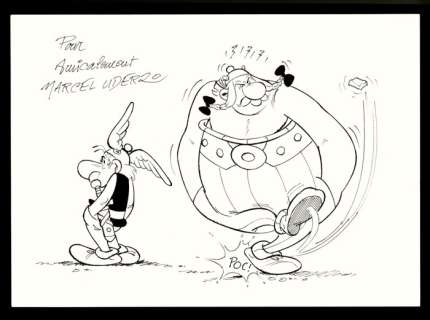 Uderzo, Marcel | Original art  - Asterix and Obelix   - (2015) | Catawiki