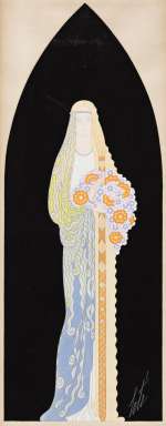ERTÉ [ROMAIN DE TIRTOFF 1892-1990] Ganna Walska as Mélisande. [OPERA] | Swann Galleries