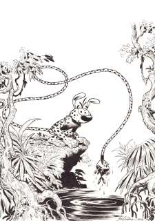 Federico Bertolucci | Marsupilami – cover | Krazy Art Gallery