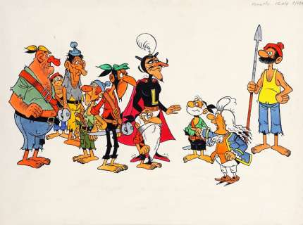 Remacle - Lot 509 - Le Vieux Nick, illustration à l‘encre de Chine…