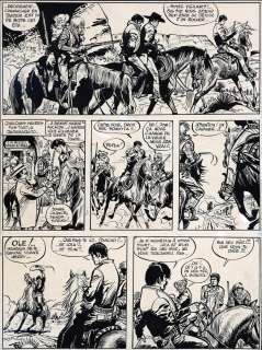 Jijé | Jerry Spring, planche n°27 à l’encre de Chine… | AZ auction