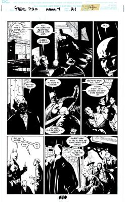 Alex Maleev Wayne Faucher - Detective Comics #730 P 21 (Batman Throughout Beating Up Bad Guys!) 1999