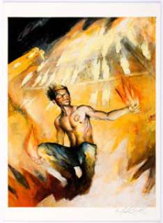 Michael Gaydos Tales of Magick: Dark Adventure Cover Original Art (White Wolf, 1998). Striking cover to the -