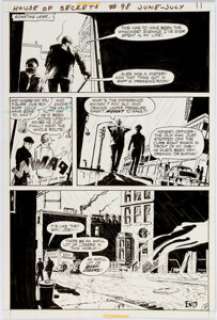 Michael William Kaluta House of Secrets #98 Story Page 8 Original Art (DC Comics, 1972). The grim finale of a - | Heritage